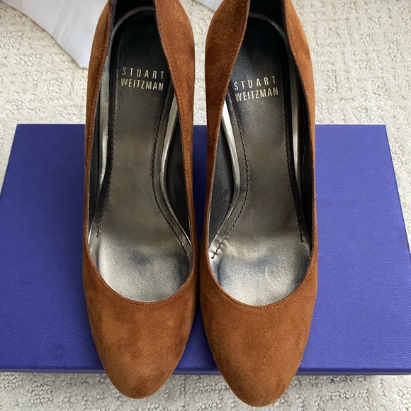Stuart Weitzman • Suede Block Heels - Picture 5 of 7